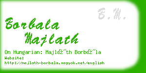 borbala majlath business card